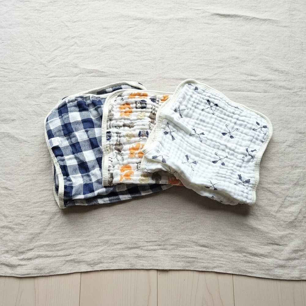 Muslin Burp Cloths (Set Of 5)